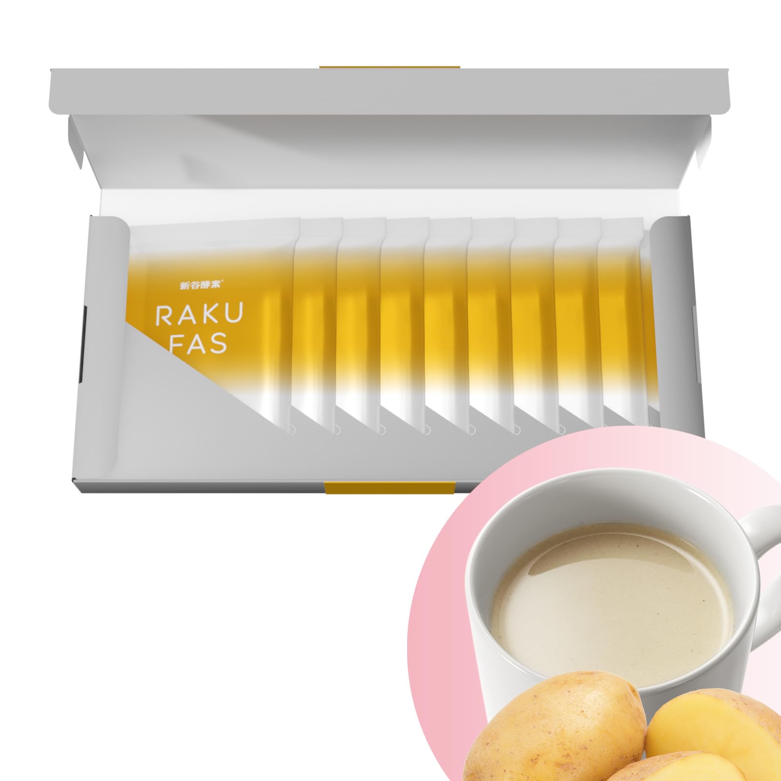 Amazon.co.jp: 新谷酵素 RAKUFAS ラクファス プロテインスープ 10袋